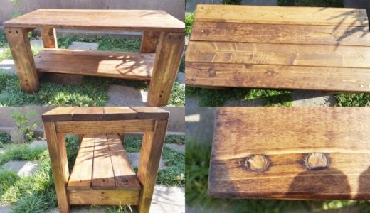 【DIY】ベッドサイドテーブルの作り方～北欧風に仕上げる