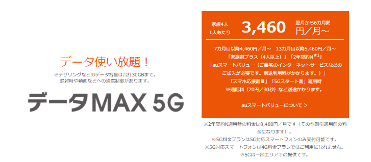 データMAX 5G